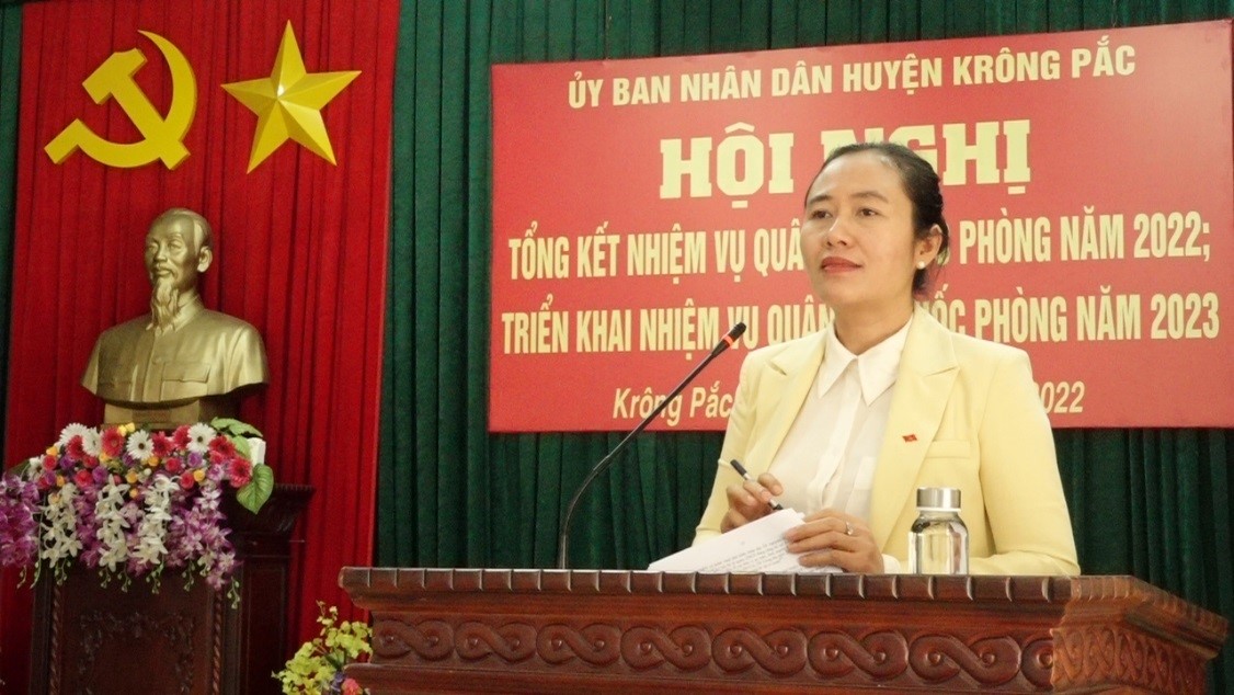 UBND huyện triển khai nhiệm vụ quân sự, quốc phòng năm 2023