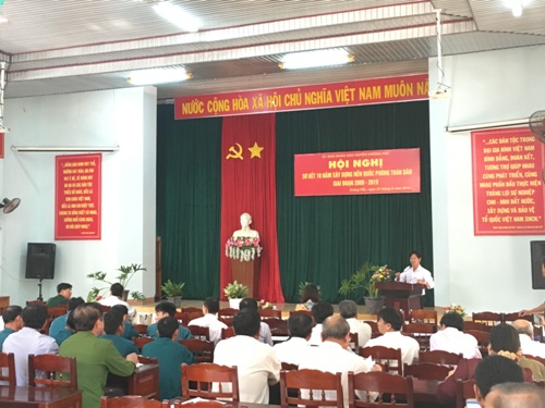 Krông Pắc sơ kết 10 năm xây dựng nền quốc phòng toàn dân giai đoạn 2009-2019